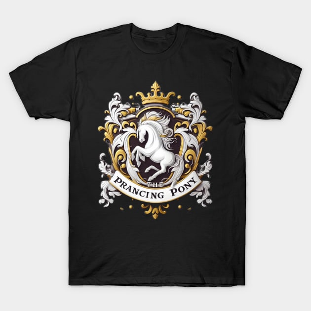 The Prancing Pony - Detailed Inn Plaque - Fantasy T-Shirt by Fenay-Designs